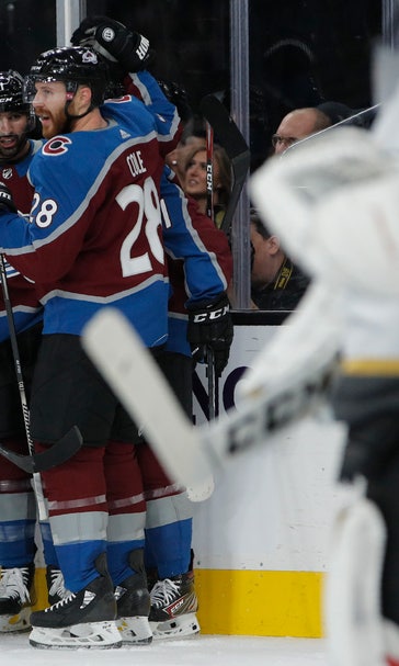 Avalanche beats Golden Knights 6-1 to improve to 8-1-1